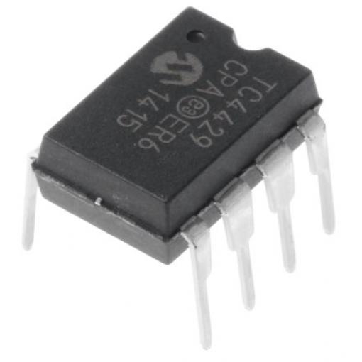 Microchip MOSFET TC4429CPA MOSFET 1 6 A, počet kolíků: 8 kolíkový 20 V, PDIP