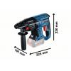 GBH 18V-21 Rotary Hammer SDS 2x4Ah EU