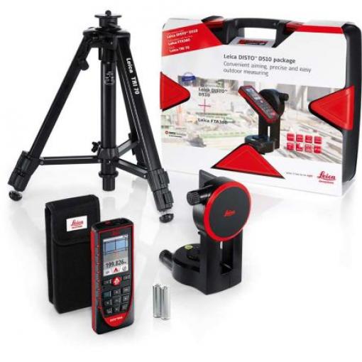 Laserový dálkoměr, číslo modelu: Sada D510 pro, rozsah: 0.05 → 200m Leica