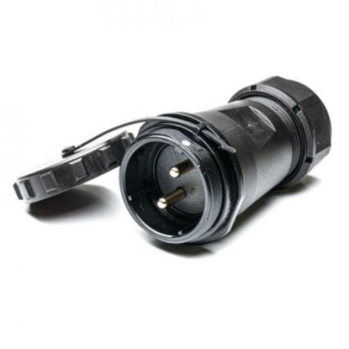 Kulatý konektor, počet kontaktů: 2, Kabel RS PRO, pohlaví kontaktu: Vnější, orientace těla: Rovný Zásuvka, řada: SP29