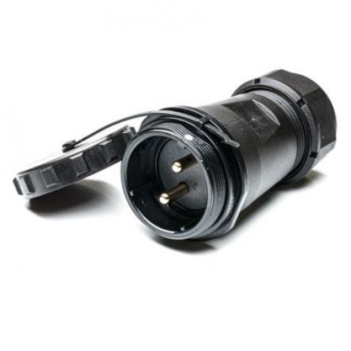 Kulatý konektor, počet kontaktů: 2, Kabel RS PRO, pohlaví kontaktu: Vnější, orientace těla: Rovný Zásuvka, řada: SP29
