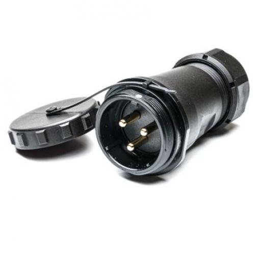 Kulatý konektor, počet kontaktů: 3, Kabel RS PRO, pohlaví kontaktu: Vnější, orientace těla: Rovný Zásuvka, řada: SP29