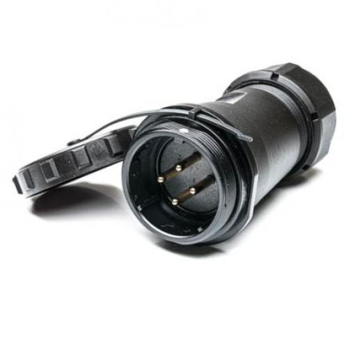 Kulatý konektor, počet kontaktů: 4, Kabel RS PRO, pohlaví kontaktu: Vnější, orientace těla: Rovný Zásuvka, řada: SP29