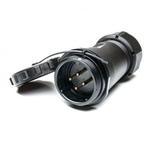 Kulatý konektor, počet kontaktů: 4, Kabel RS PRO, pohlaví kontaktu: Vnější, orientace těla: Rovný Zásuvka, řada: SP29