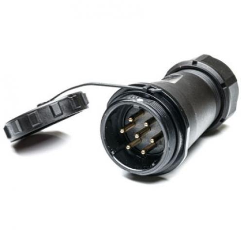 Kulatý konektor, počet kontaktů: 7, Kabel RS PRO, pohlaví kontaktu: Vnější, orientace těla: Rovný Zásuvka, řada: SP29