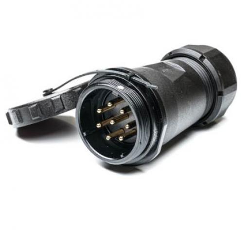 Kulatý konektor, počet kontaktů: 8, Kabel RS PRO, pohlaví kontaktu: Vnější, orientace těla: Rovný Zásuvka, řada: SP29