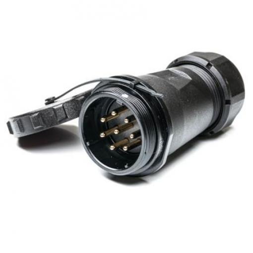 Kulatý konektor, počet kontaktů: 8, Kabel RS PRO, pohlaví kontaktu: Vnější, orientace těla: Rovný Zásuvka, řada: SP29