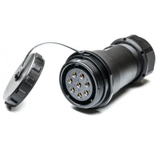 Kulatý konektor, počet kontaktů: 8, Kabel RS PRO, pohlaví kontaktu: Vnitřní, orientace těla: Rovný Zásuvka, řada: SP29