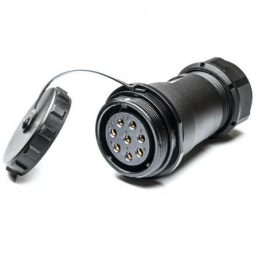 Kulatý konektor, počet kontaktů: 8, Kabel RS PRO, pohlaví kontaktu: Vnitřní, orientace těla: Rovný Zásuvka, řada: SP29