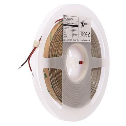 PowerLED Páska LED, řada: SunPower, počet diod LED/metr: 60, 4000k, Bílá, délka pásky: 5 m, 24 V, napájení na měřidlo: