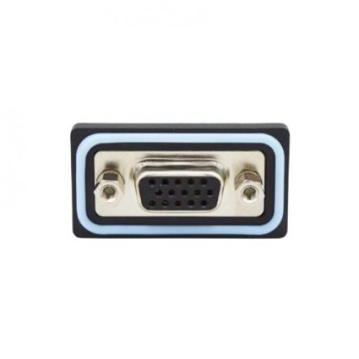 Norcomp Konektor D-Sub, řada: HDF, počet kontaktů: 15, orientace těla: Pravý úhel 2.29 mm, Povrch Vnitřní, Standardní,