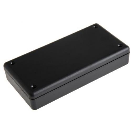 Hammond Pouzdro, řada: 1599 IP54 Nestíněný barva Černá barva Černá Samozhášecí ABS 130 mm 25 mm 65 mm