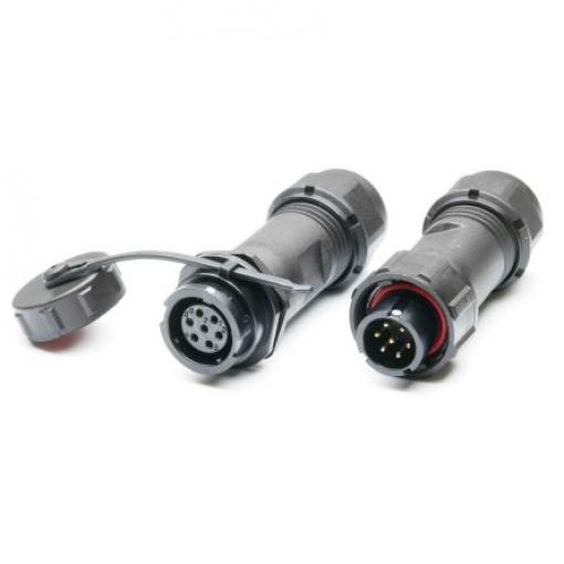 Kulatý konektor, počet kontaktů: 7, Kabel, velikost: Standard RS PRO, pohlaví kontaktu: Samec/samice, orientace těla: