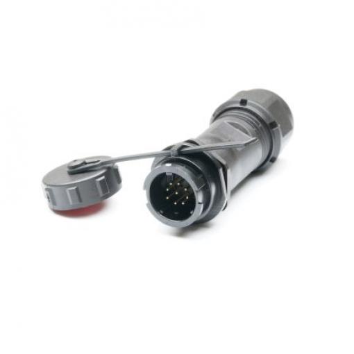Kulatý konektor, počet kontaktů: 9, Kabel, velikost: Standard RS PRO, pohlaví kontaktu: Vnější, orientace těla: Rovný