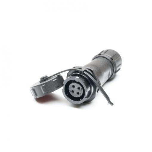 Kulatý konektor, počet kontaktů: 4, Kabel, velikost: Standard RS PRO, pohlaví kontaktu: Vnitřní, orientace těla: Rovný