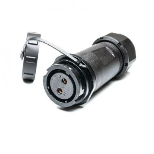 Kulatý konektor, počet kontaktů: 2, Kabel, velikost: Standard RS PRO, pohlaví kontaktu: Vnitřní, orientace těla: Rovný