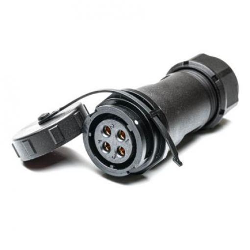 Kulatý konektor, počet kontaktů: 4, Kabel, velikost: Standard RS PRO, pohlaví kontaktu: Vnitřní, orientace těla: Rovný