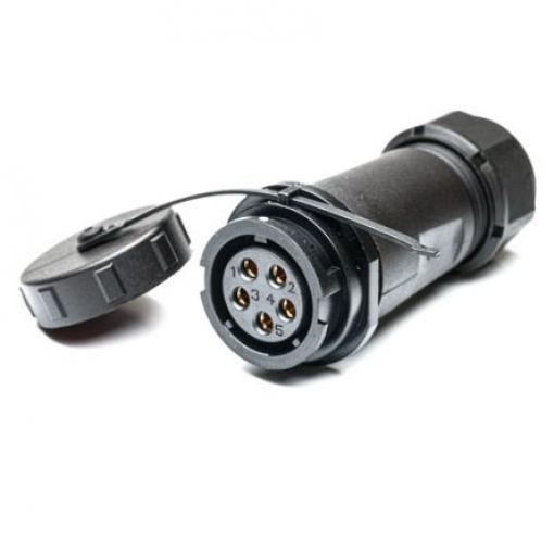 Kulatý konektor, počet kontaktů: 5, Kabel, velikost: Standard RS PRO, pohlaví kontaktu: Vnitřní, orientace těla: Rovný