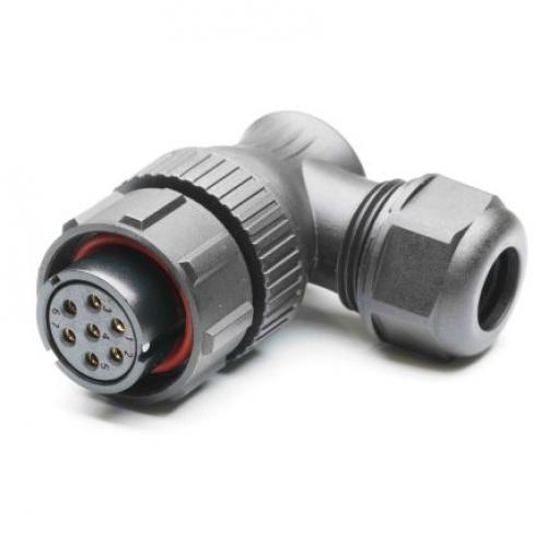 Kulatý konektor, počet kontaktů: 7, Kabel, velikost: Standard RS PRO, pohlaví kontaktu: Vnitřní, orientace těla: Pravý