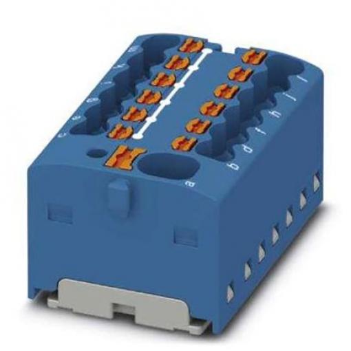 Phoenix Contact Distribuční blok, počet cest: 13, 450 V 17.5A Modrá
