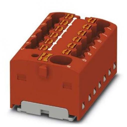 Phoenix Contact Distribuční blok, počet cest: 13, 450 V 17.5A Červená