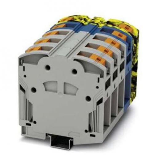 Phoenix Contact Svorkovnice pro komponenty 1054731, řada: PTPOWER 185-3L/N/FE, 1 kV Žlutá, Šedá, Modrá, Černá 185 mm² 1