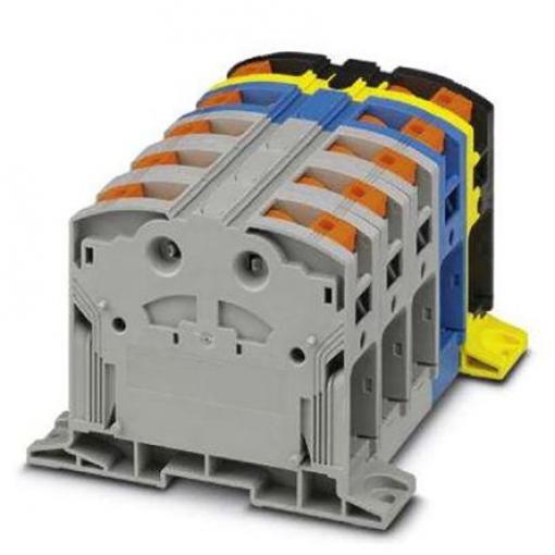 Phoenix Contact Svorkovnice pro komponenty 1054738, řada: PTPOWER 185, 1 kV Černá, Modrá, Šedá, Žlutá 185 mm² 1 Zásuvný
