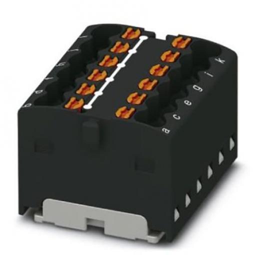 Phoenix Contact Distribuční blok, počet cest: 12, 450 V 17.5A Černá