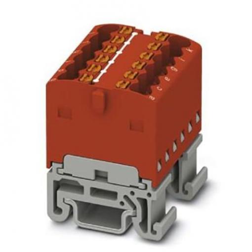 Phoenix Contact Distribuční blok, počet cest: 12, 500 V 17.5A Červená