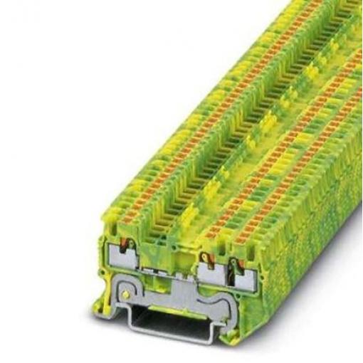 Phoenix Contact Svorkovnice pro komponenty 3208171, řada: PT 1 Zelená, Žlutá 1.5 mm² 1 Zásuvný ATEX, IECEx