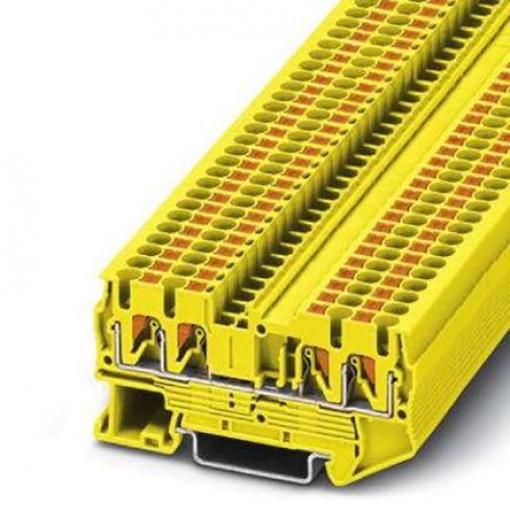 Phoenix Contact Svorkovnice pro komponenty 3209583, řada: PT 2, 800 V Žlutá 4 mm² 1 Zásuvný IECEx/ATEX