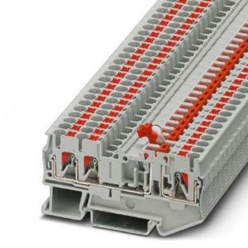 Phoenix Contact Svorkovnice pro komponenty 3210174, řada: PT 2, 400 V Šedá 4 mm² 1 Zásuvný