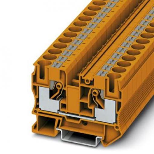 Phoenix Contact Svorkovnice pro komponenty 3212124, řada: PT 10 OG, 1 kV Oranžová 16 mm² 1 Zásuvný IECEx/ATEX