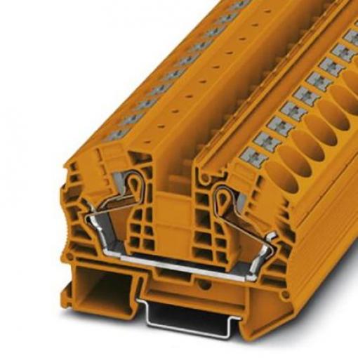 Phoenix Contact Svorkovnice pro komponenty 3212144, řada: PT 16 N OG, 1 kV Oranžová 25 mm² 1 Zásuvný IECEx/ATEX