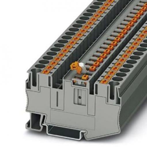 Phoenix Contact Svorkovnice pro komponenty 3212160, řada: PT 6, 500 V Šedá 10 mm² 1 Zásuvný