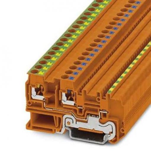 Phoenix Contact Svorkovnice pro komponenty 3244560, řada: PTIO, 250 V Oranžová 4 mm² 3 Zásuvný