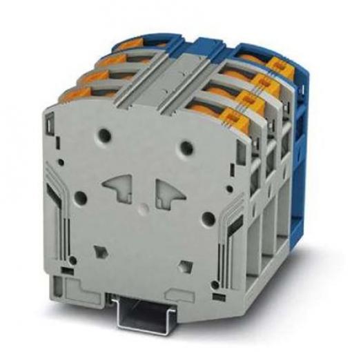 Phoenix Contact Svorkovnice pro komponenty 3260054, řada: PTPOWER 50, 1 kV Modrá, Šedá 10 to 70 mm² 1 Zásuvný