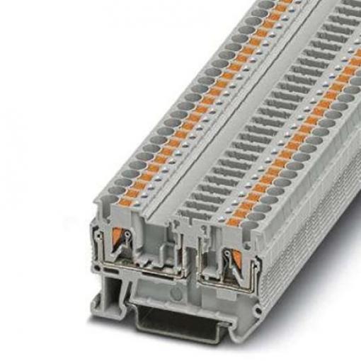Phoenix Contact Napájení přes svorkovnici, řada: PTC 0.14 to 4 mm², Lišta DIN Šedá, počet cest: 2 20A, 26/12, 400 V