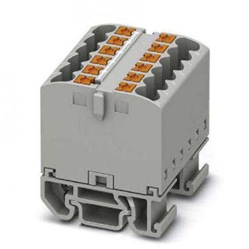 Phoenix Contact Distribuční blok, počet cest: 12, 690 V 24A Šedá