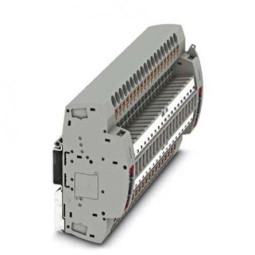 Phoenix Contact Pás Terminal, řada: PTRE 0.5 to 10 mm² Šedá, počet cest: 38 30A, 20/8 AWG, 400 V Zásuvný Ochrana drátu