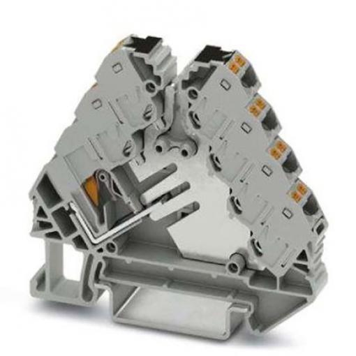 Phoenix Contact Svorkovnice pro montáž na lištu DIN 3270138, řada: PTRVB 4-FI/GY, 250 V Šedá 0.14 to 2.5 mm² 4 Zásuvný