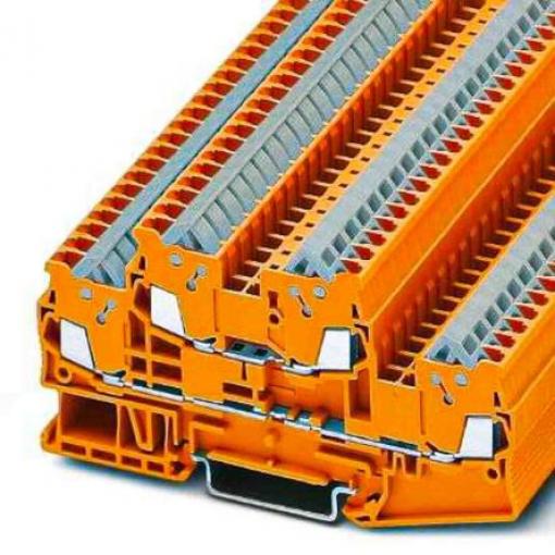 Phoenix Contact Svorkovnice s dvojitou úrovní 3205117, 500 V Oranžová 0.25 to 1.5 mm² 2 Rychlé připojení ATEX