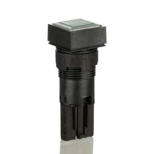 Eaton Tlačítkový spínač, řada: RMQ16 Zelená Okamžité, průměr výřezu: 16 mm IP65