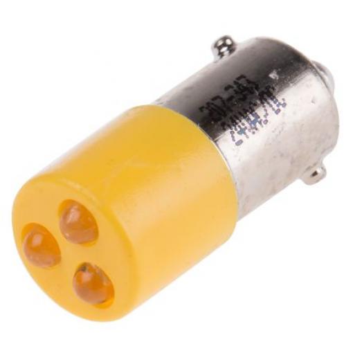 Indikátor pro montáž do panelu barva Žlutá, 24 V ac/dc RS PRO
