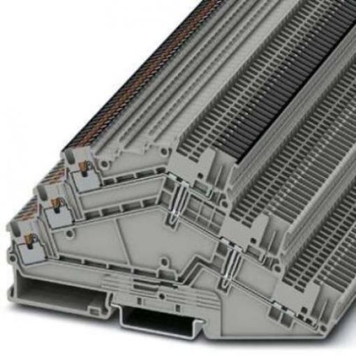 Phoenix Contact Víceúrovňová svorkovnice 1027883, řada: PTS 1.5/S-3PV/3P, 500 V Šedá 0.14 to 1.5 mm² 3 Zásuvný