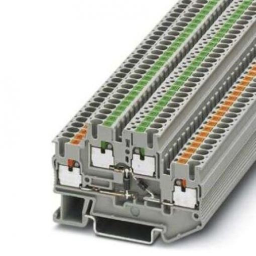 Phoenix Contact Svorkovnice pro komponenty 1032738, řada: PTTB 2.5-2DIO/UL-O/UR-O/U-OG/O, 500 V Šedá 0.14 to 4 mm² 2
