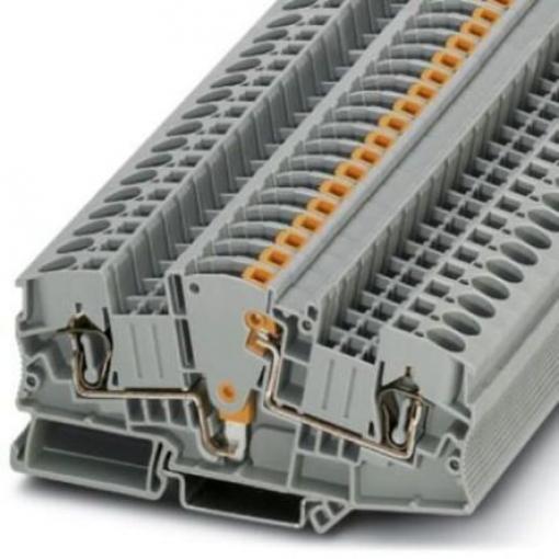 Phoenix Contact Testovací přerušení svorkovnice 3035700, řada: STME 6, 500 V Šedá 0.2 to 10 mm² 1 Pružinová klec