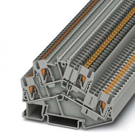 Phoenix Contact Svorkovnice s dvojitou úrovní 3210211, řada: PTTBS 2.5-PV, 500 V Šedá 0.14 to 4 mm² 2 Zásuvný IECEx/ATEX