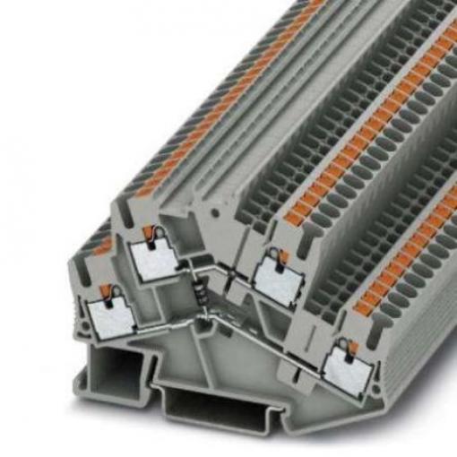 Phoenix Contact Svorkovnice pro komponenty 3210295, řada: PTTBS 2.5-DIO/U-O, 500 V Šedá 0.14 to 4 mm² 2 Zásuvný