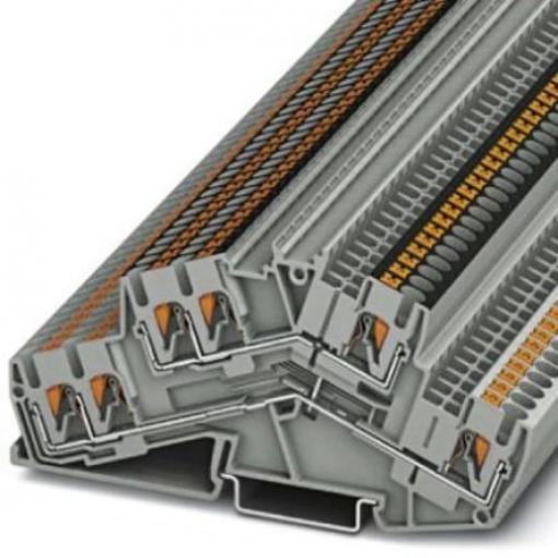 Phoenix Contact Svorkovnice s dvojitou úrovní 3210603, řada: PTTBS 2.5-TWIN-PV, 800 V Šedá 0.14 to 4 mm² 2 Zásuvný